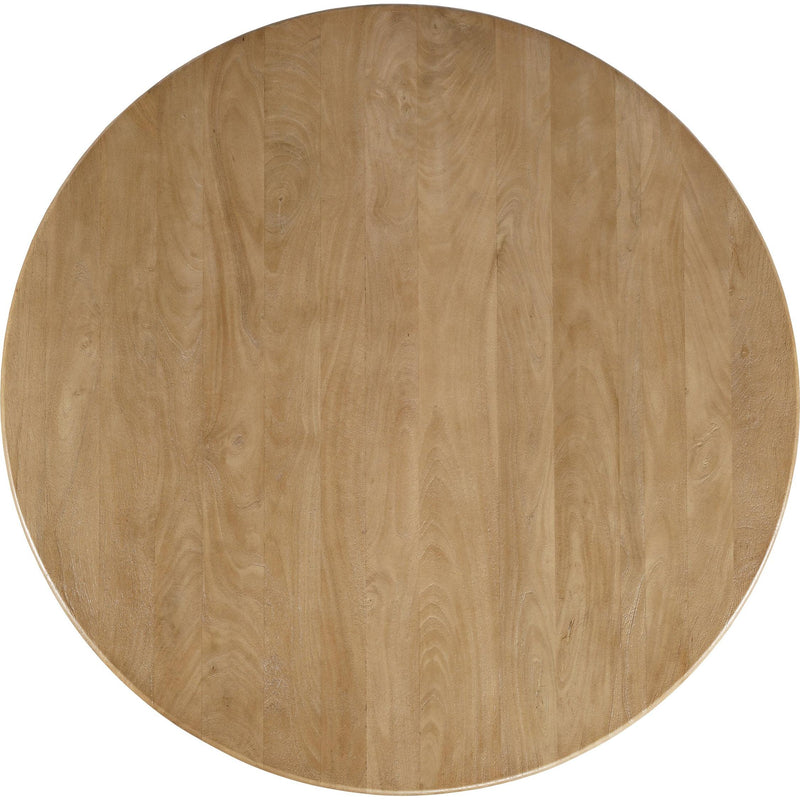 Jofran Round Auden Dining Table with Pedestal Base 2421-AUDEN48NTB/T IMAGE 2