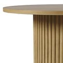 Jofran Round Auden Dining Table with Pedestal Base 2421-AUDEN48NTB/T IMAGE 3