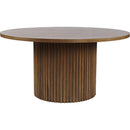 Jofran Round Auden Dining Table with Pedestal Base 2421-AUDEN60CSB/T IMAGE 1