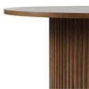 Jofran Round Auden Dining Table with Pedestal Base 2421-AUDEN60CSB/T IMAGE 4