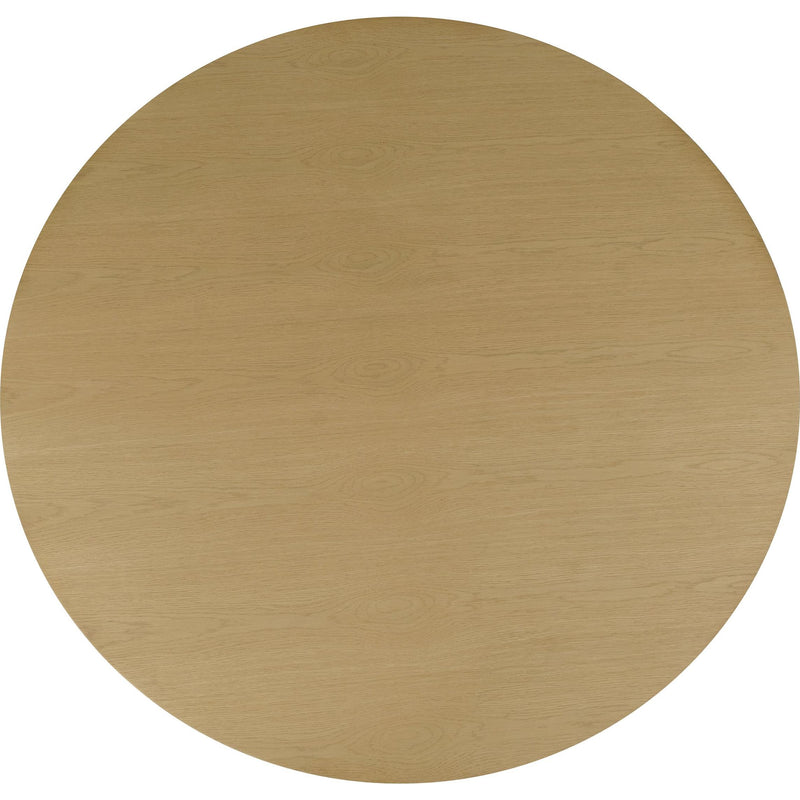 Jofran Round Auden Dining Table with Pedestal Base 2421-AUDEN60NTB/T IMAGE 2