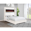 Coaster Furniture Tisdall California King Upholstered Panel Bed 306032KW IMAGE 2