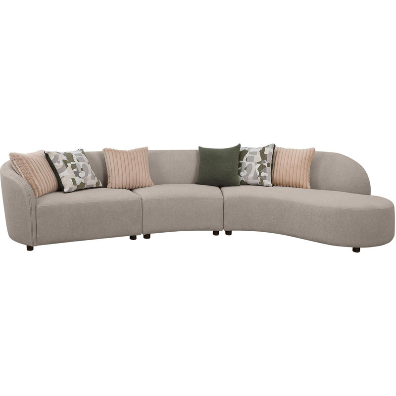 Coaster Furniture Fayette Fabric 3 pc Sectional 504920-SET IMAGE 3