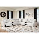  Signature Design by Ashley ModMax II 65907S9 7 pc Power Reclining Sectional with Chaise and Audio Consoles IMAGE 2