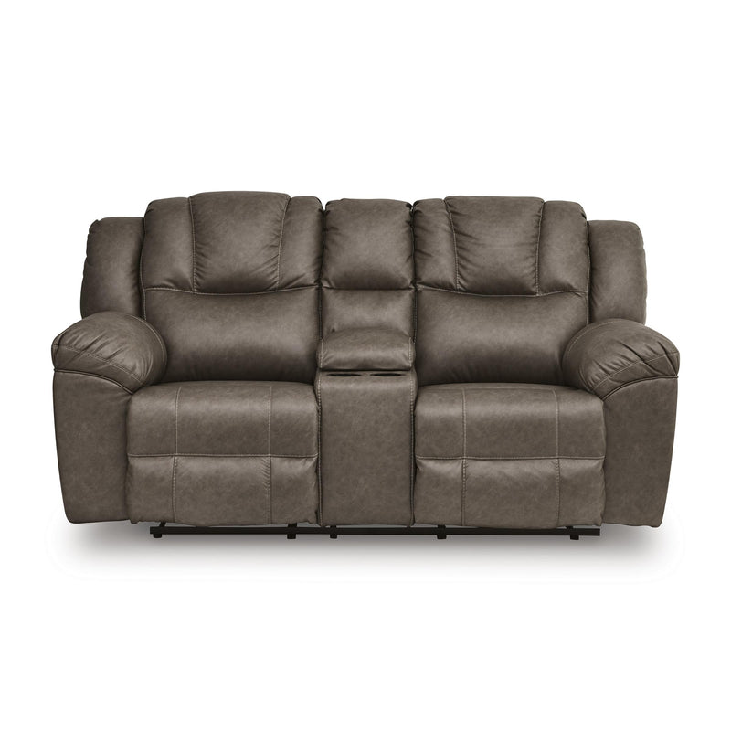  Signature Design by Ashley Lowilla PC6450694 Double Reclining Loveseat with Console IMAGE 3