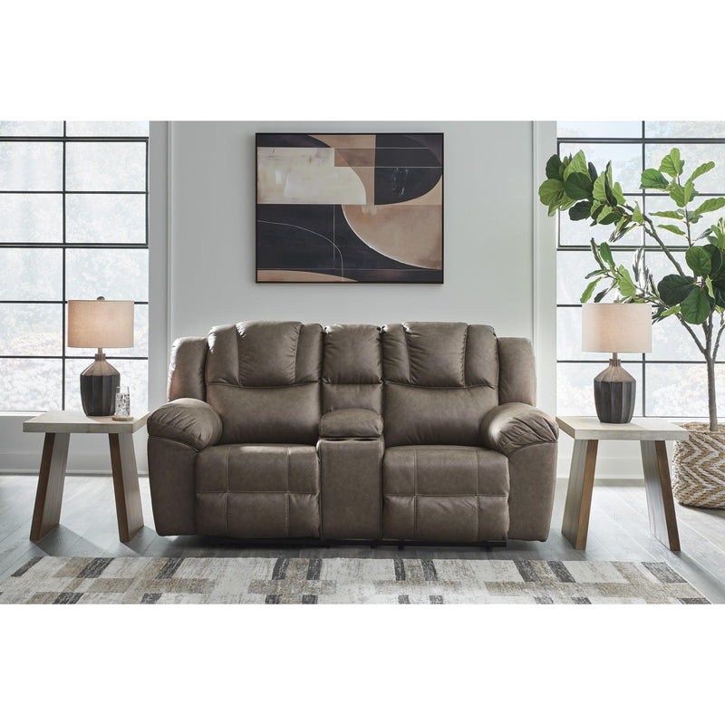  Signature Design by Ashley Lowilla PC6450694 Double Reclining Loveseat with Console IMAGE 5
