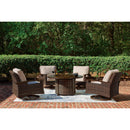 Signature Design by Ashley Monterey Point PCP760-776 Round Fire Pit Table IMAGE 6