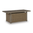  Signature Design by Ashley Laguna Heights PCP790-773 Rectangular Fire Pit Table IMAGE 1