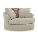  Benchcraft Steelwater Retreat Swivel Fabric Accent Chair 6670421 IMAGE 1