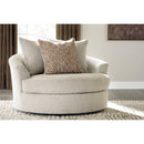  Benchcraft Steelwater Retreat Swivel Fabric Accent Chair 6670421 IMAGE 4