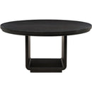  Coaster Furniture Leandro 115390 60-inch Round Dining Table - Burnished Black IMAGE 3