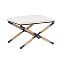 CAMPAIGN LINEN ACCENT STOOL 426031LIN01ASU