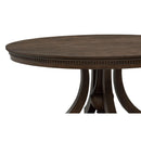  Coaster Furniture Ridgewell 104600 Round Pedestal Dining Table - Dark Oak IMAGE 1
