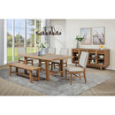  Coaster Furniture Middleton 108543 60-inch Wood Backless Dining Bench - Natural Brown IMAGE 9