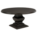  Coaster Furniture Twyla 109230 60-inch Round Wood Dining Room Table - Dark Cocoa IMAGE 3