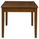  Coaster Furniture Atwood 121761 Rectangular Wood Dining Table - Warm Brown IMAGE 2