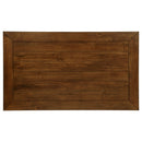  Coaster Furniture Atwood 121761 Rectangular Wood Dining Table - Warm Brown IMAGE 5