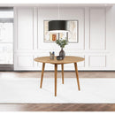  Coaster Furniture Andrews 122500 48-inch Round Wood Dining Room Table - Light Ash IMAGE 4