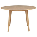  Coaster Furniture Andrews 122500 48-inch Round Wood Dining Room Table - Light Ash IMAGE 7