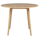  Coaster Furniture Andrews 122508 48-inch Round Counter Height Dining Table - Light Ash IMAGE 6