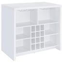  Coaster Furniture Topanga 182786 Engineered Wood Freestanding Home Bar - White IMAGE 3