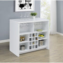  Coaster Furniture Topanga 182786 Engineered Wood Freestanding Home Bar - White IMAGE 9