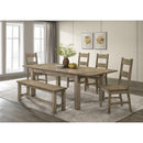  Coaster Furniture Cardova 192923 51-inch Solid Wood Dining Bench - Vineyard Oak IMAGE 9