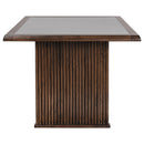  Coaster Furniture Sherwood 193591 72-inch Rectangular Dining Table - Brown IMAGE 4