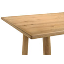  Coaster Furniture Duncan 193651 71-inch Rectangular Wood Dining Room Table - Washed Oak IMAGE 1