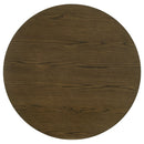  Coaster Furniture Ottowa 193660 47-inch Round Wood Dining Table with Shelf - Brown IMAGE 4
