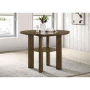  Coaster Furniture Ottowa 193668 47-inch Round Counter Height Dining Table - Brown IMAGE 3