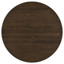  Coaster Furniture Hamlyn 193930WAL 47-inch Round Wood Dining Room Table - Walnut IMAGE 8