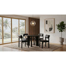  Coaster Furniture Strouse 193940BLK 47-inch Round Wood Dining Room Table - Black IMAGE 12
