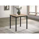  Coaster Furniture Garza 193980 Space Saving Rectangular Dining Table - Greige Oak IMAGE 4