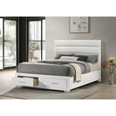  Coaster Furniture Felicity 203510KW California King Storage Bed - White High Gloss IMAGE 5