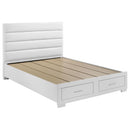  Coaster Furniture Felicity 203510Q Queen Storage Bed - White High Gloss IMAGE 2