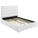  Coaster Furniture Felicity 203511F 53-inch Upholstered Full Platform Bed - White IMAGE 2