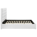  Coaster Furniture Felicity 203511KE 53-inch Upholstered Eastern King Platform Bed - White IMAGE 8
