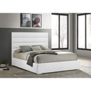  Coaster Furniture Felicity 203511KW 53-inch Upholstered California King Bed - White IMAGE 6