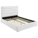  Coaster Furniture Felicity 203511Q 53-inch Upholstered Queen Platform Bed - White IMAGE 2