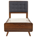  Coaster Furniture Robyn 205131T Wood Twin Platform Bed - Dark Walnut IMAGE 2