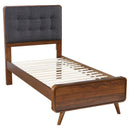  Coaster Furniture Robyn 205131T Wood Twin Platform Bed - Dark Walnut IMAGE 3