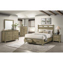  Coaster Furniture Hazlewood 207534 Dresser Mirror - Vineyard Oak IMAGE 5