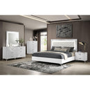  Coaster Furniture Cassia 215794 Dresser Mirror - White High Gloss IMAGE 5