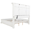  Coaster Furniture McKinney 215871KW California King LED Light Panel Bed - Vintage White IMAGE 2