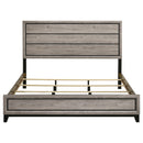  Coaster Furniture Valen 215911KE Wood Eastern King Panel Bed - Light Taupe IMAGE 2