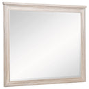  Coaster Furniture Pembroke 215924 Dresser Mirror - Washed Oak IMAGE 3