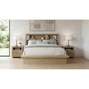  Coaster Furniture Hendricks 222650KW California King Bookcase Headboard Platform Bed - Light Oak IMAGE 8