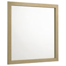  Coaster Furniture Hendricks 222654 Dresser Mirror - Light Oak IMAGE 2