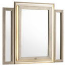  Coaster Furniture Lorient 222664 LED Dresser Mirror - Ivory/Camel IMAGE 8